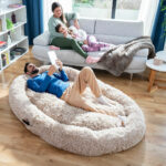 Κρεβάτι Σκύλου για Ανθρώπους | Human Dog Bed XXL InnovaGoods Beige - Image 12