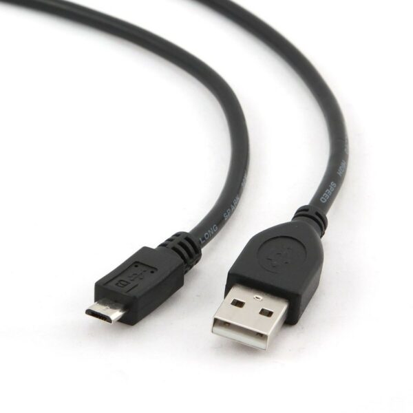 Καλώδιο USB σε micro USB GEMBIRD 1.8m USB 2.0 A/Micro-B M (3 m) Μαύρο 1,8 m (1 μονάδα)