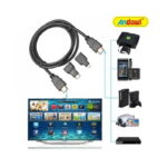 Andowl Καλώδιο οθόνης 4K Ultra HD HD310 - Cable HDMI male - HDMI male 1.5m Μαύρο - Image 2