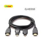 Andowl Καλώδιο οθόνης 4K Ultra HD HD310 - Cable HDMI male - HDMI male 1.5m Μαύρο - Image 3