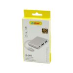Andowl Type C σε HDMI Αντάπτορας με πολλές Θύρες Q-308 - Type C to HDMI - Image 4