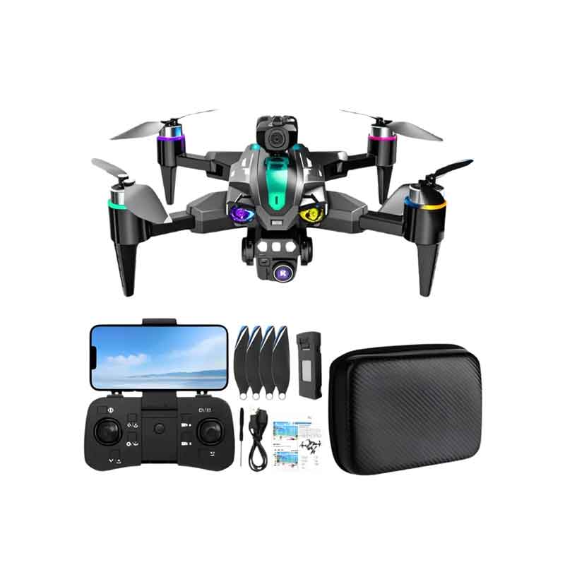 Andowl Drone 4K Ultra HD Με Κάμερα, RGB Φωτισμό Και Χειριστήριο Μαύρο SKY-769 - Drone HD Camera 4K - Image 3