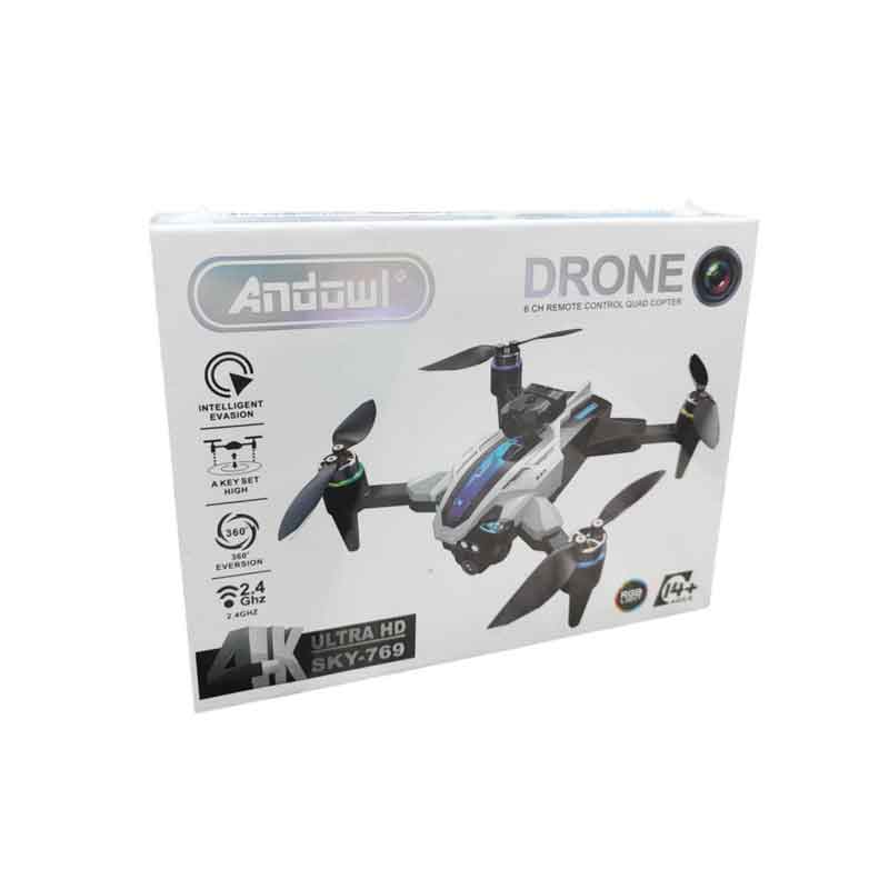Andowl Drone 4K Ultra HD Με Κάμερα, RGB Φωτισμό Και Χειριστήριο Μαύρο SKY-769 - Drone HD Camera 4K - Image 6