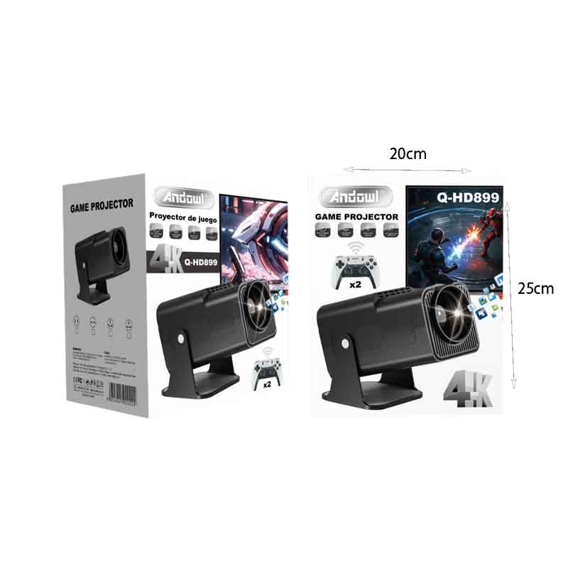 Andowl Προβολέας Παιχνιδιών 4K Q-HD899 – Game Projector 4K - Image 2