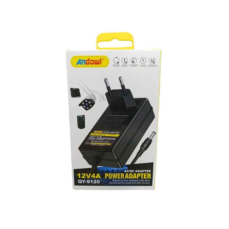 Andowl Universal Τροφοδοτικό 12V4A Q-DC9120 - AC/DC Power Adapter - Image 1