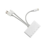 Andowl 5 σε 1 Lightning+Type C+USB A Card Reader με 3 Καλώδια Andowl Q-Z09 - 3-wire  5 in 1 card reader Q-Z09 - Image 4