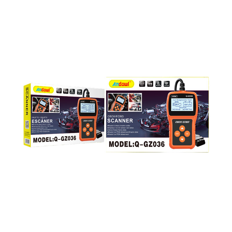 Andowl Ψηφιακό διαγνωστικό αυτοκινήτων OBDII/EOBD Q-GZ36  - Scanner Q-GZ36 - Image 1