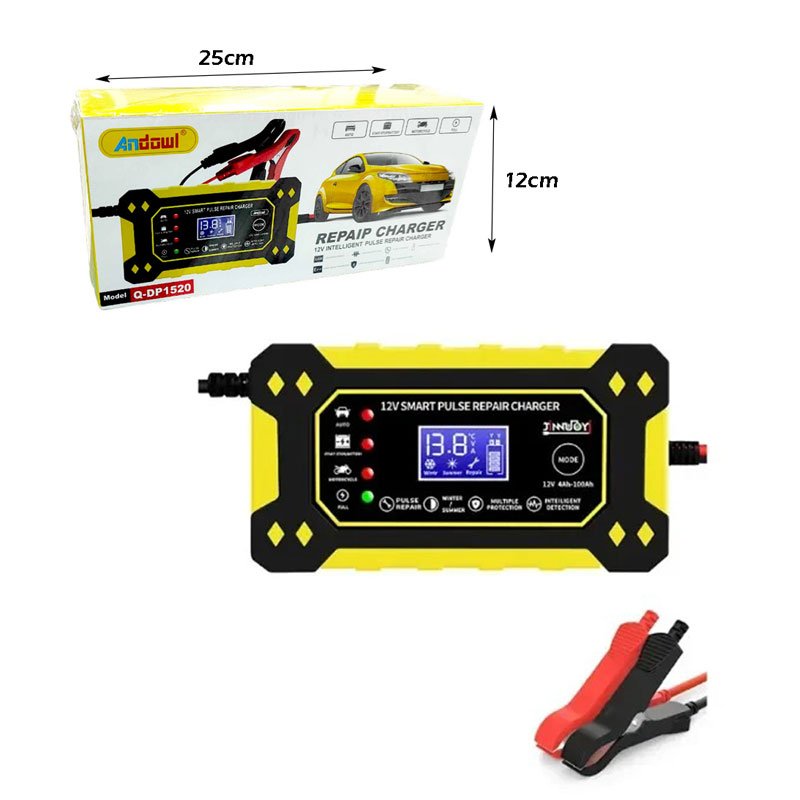 Andowl Φορτιστής μπαταρίας αυτοκινήτου 12V Q-DP1520 - Repair Charger - Image 4