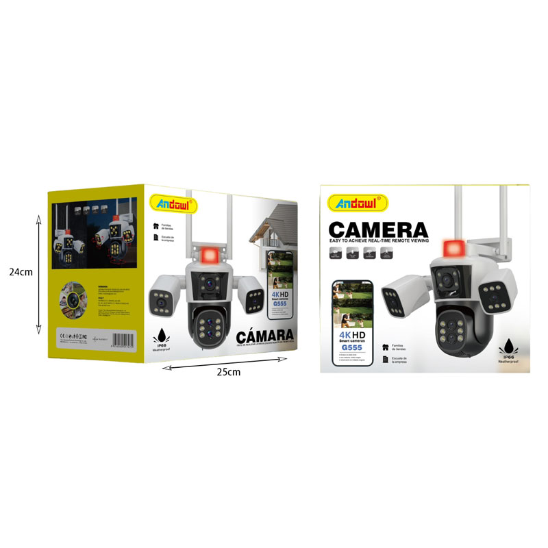 Andowl IP66 Κάμερα Παρακολούθησης Wi-Fi 4K HD G555 - Remote Viewing Camera - Image 2