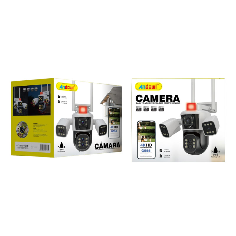 Andowl IP66 Κάμερα Παρακολούθησης Wi-Fi 4K HD G555 - Remote Viewing Camera - Image 1