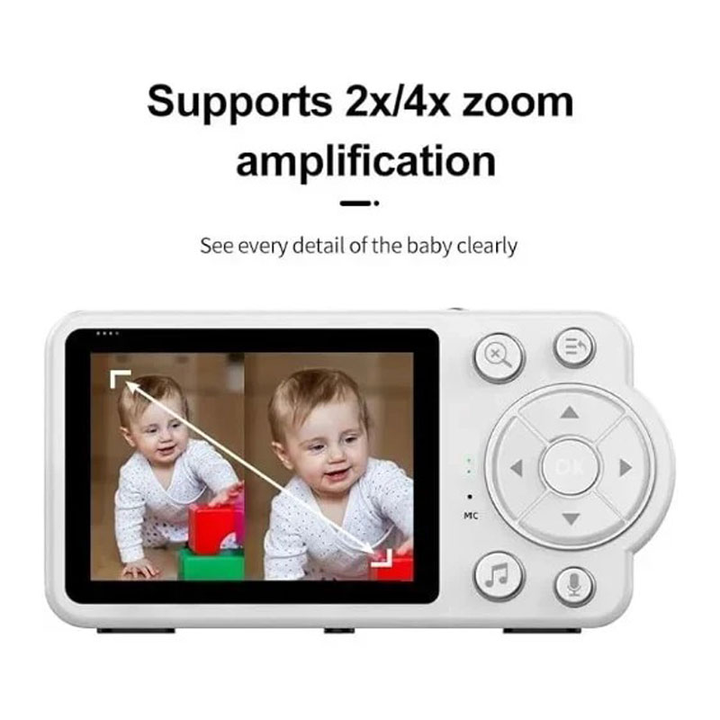 Andowl Baby Monitor 2.8” με κάμερα και εφαρμογή WiFi Ultra HD 4K Q-A006 - Video baby monitor - Image 9
