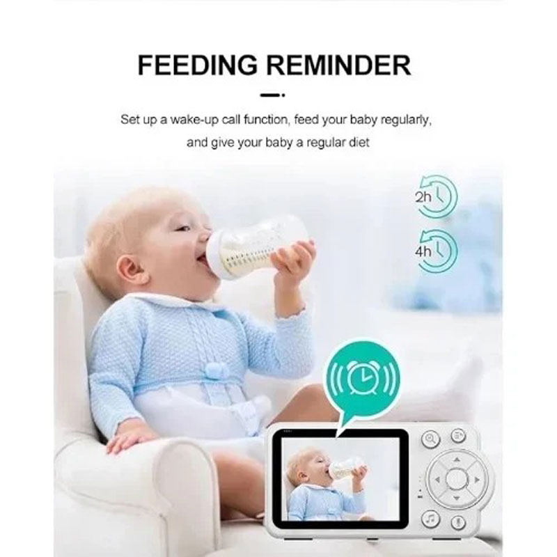 Andowl Baby Monitor 2.8” με κάμερα και εφαρμογή WiFi Ultra HD 4K Q-A006 - Video baby monitor - Image 4