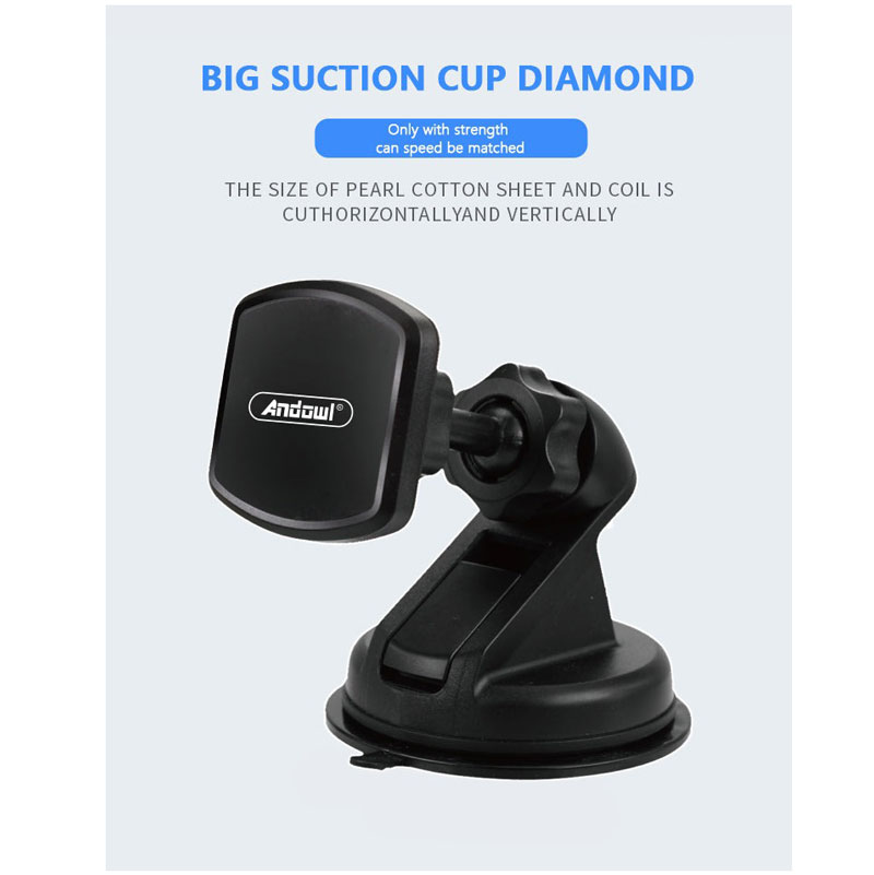 Βάση κινητού αυτοκινήτου με μαγνήτη Andowl Q-ZG56 - Car magnetic bracket - Image 4