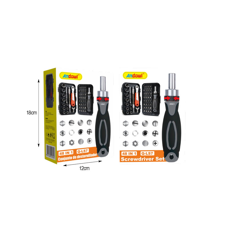 Andowl Σετ Κτσαβίδι Καρυδάκι 48 σε 1 Q-LS7 - Screwdriver Set - Image 2