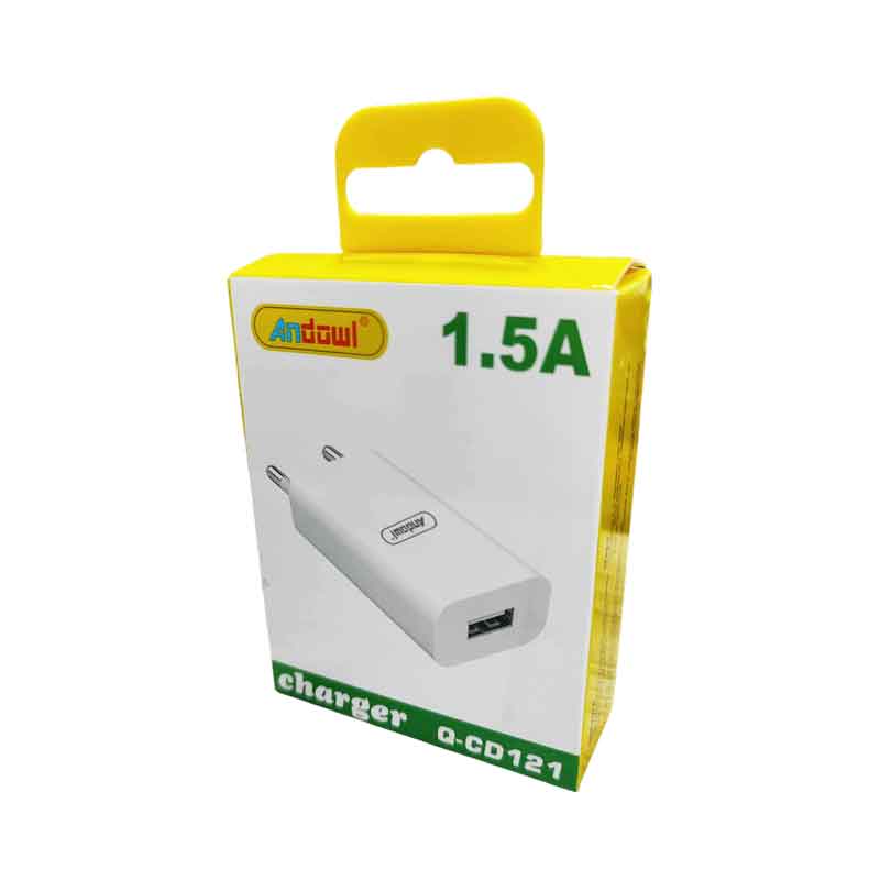 Andowl Φορτιστής κινητού με USB 1.5A Q-CD121 - Mobile charger with USB - Image 1