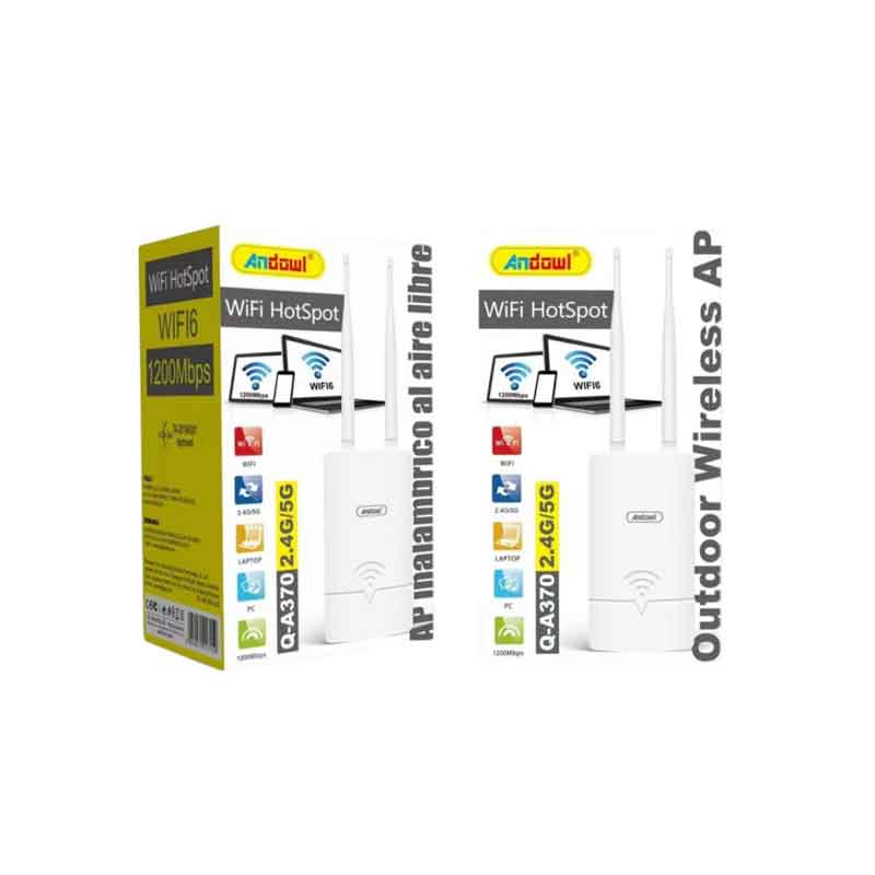 Andowl Ασύρματο Router Wi‑Fi HotSpot - WiFi Outdoor Wireless AP - Image 1