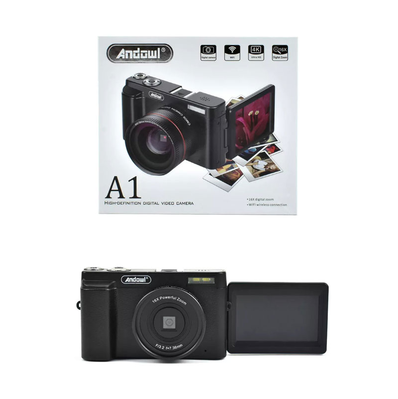 Ψηφιακή Φωτογραφική Μηχανή 8MP 4K Ultra HD 16x Digital WiFi Andowl A1 - Image 1