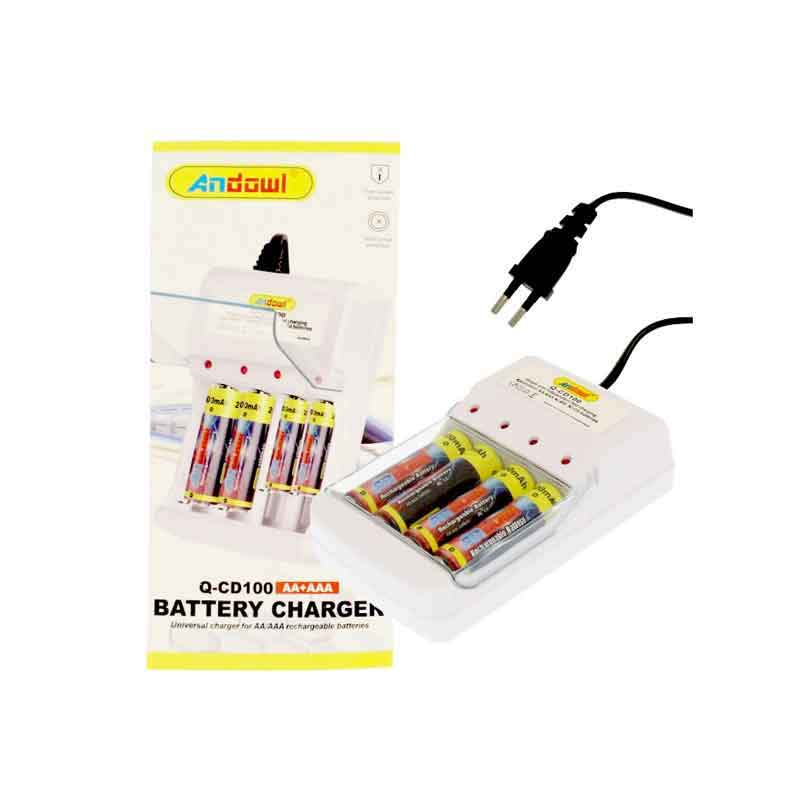 Andowl Φορτιστής μπαταρίας Ni-MH Μεγέθους AA/AAA Q-CD100  - Battery charger - Image 1