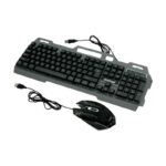 Andowl Σετ Gaming Πληκτρολόγιο με RGB φωτισμό & Ποντίκι (Αγγλικό US) Q-808  – Gaming Keyboard & Mouse - Image 2