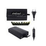 Andowl Universal Φορτιστής Laptop 120W 24V με Αποσπώμενο Καλώδιο Τροφοδοσίας και με σετ βυσμάτων Q-A23 - Power Adaptor - Image 2