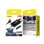 Andowl Universal Φορτιστής Laptop 120W 24V με Αποσπώμενο Καλώδιο Τροφοδοσίας και με σετ βυσμάτων Q-A23 - Power Adaptor - Image 3