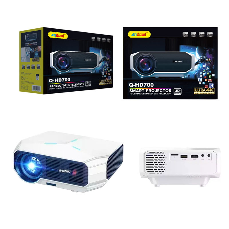 Andowl Προτζέκτορας Λάμπας LED Q-HD700 - Smart Projector - Image 1