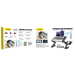 Andowl Q-ZJ56 Βάση για Laptop Με Ανεμιστηρα - Notebook Cooling Bracket - Image 4