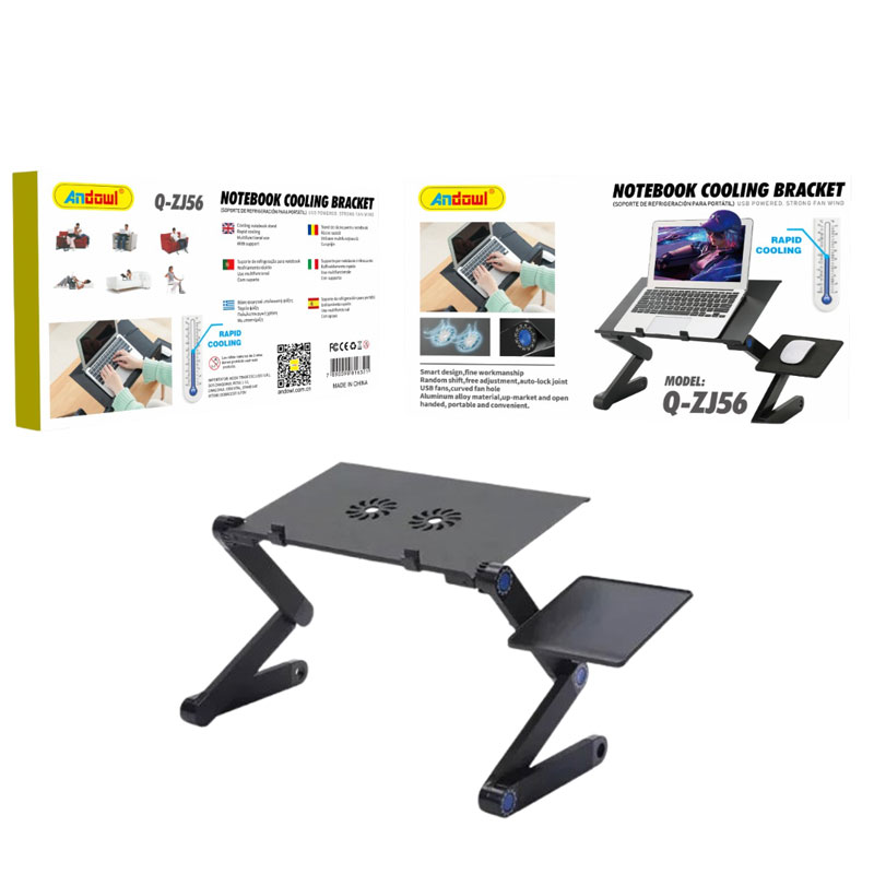 Andowl Q-ZJ56 Βάση για Laptop Με Ανεμιστηρα - Notebook Cooling Bracket - Image 1