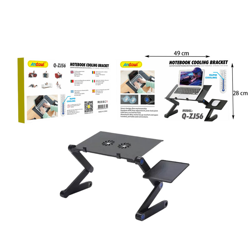 Andowl Q-ZJ56 Βάση για Laptop Με Ανεμιστηρα - Notebook Cooling Bracket - Image 5