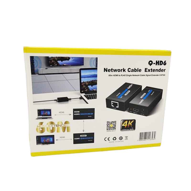 Andowl Μετατροπέας HDMI Extender Q-HD6 - Network Cable Extender - Image 5