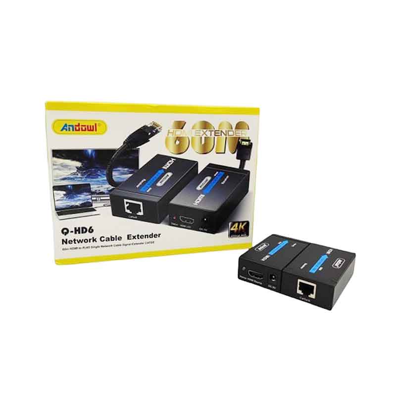 Andowl Μετατροπέας HDMI Extender Q-HD6 - Network Cable Extender - Image 1
