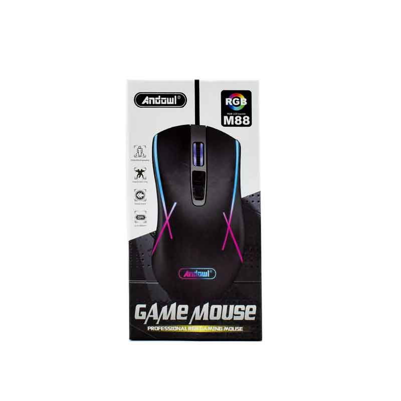 Andowl Ενσύρματο Gaming Ποντίκι Με LED RGB Φωτισμό M88 – Gaming Mouse - Image 3