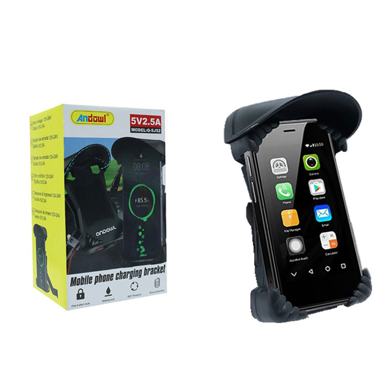 Andowl Βάση ασύρματης φόρτισης τηλεφώνου Motorbike Q-SJ52 - Mobile phone charging bracket - Image 1