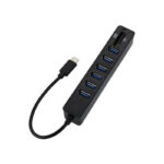 Andowl USB 3.0 Hub 8 Θυρών με σύνδεση USB-C Q-HU300B - Card Reader - Image 2