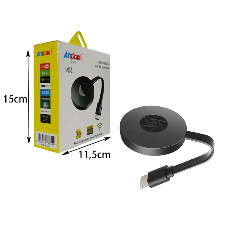 Andowl Δέκτης Smart TV Stick TV Receiver Full HD με Wi-Fi / HDMI Q-713 - Image 2