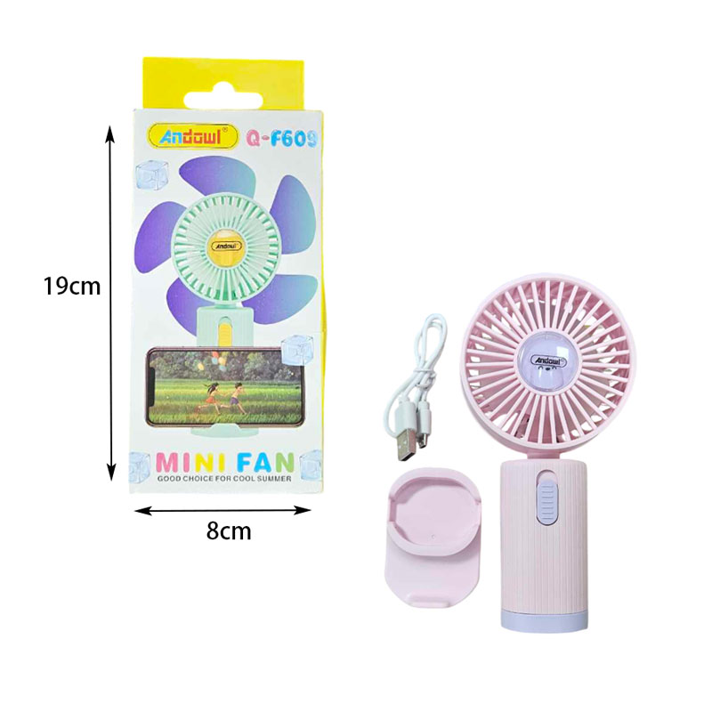 Andowl Μίνι Ανεμιστήρας με Βάση για Κινητό Q-F609 - Mini Fan - Image 3