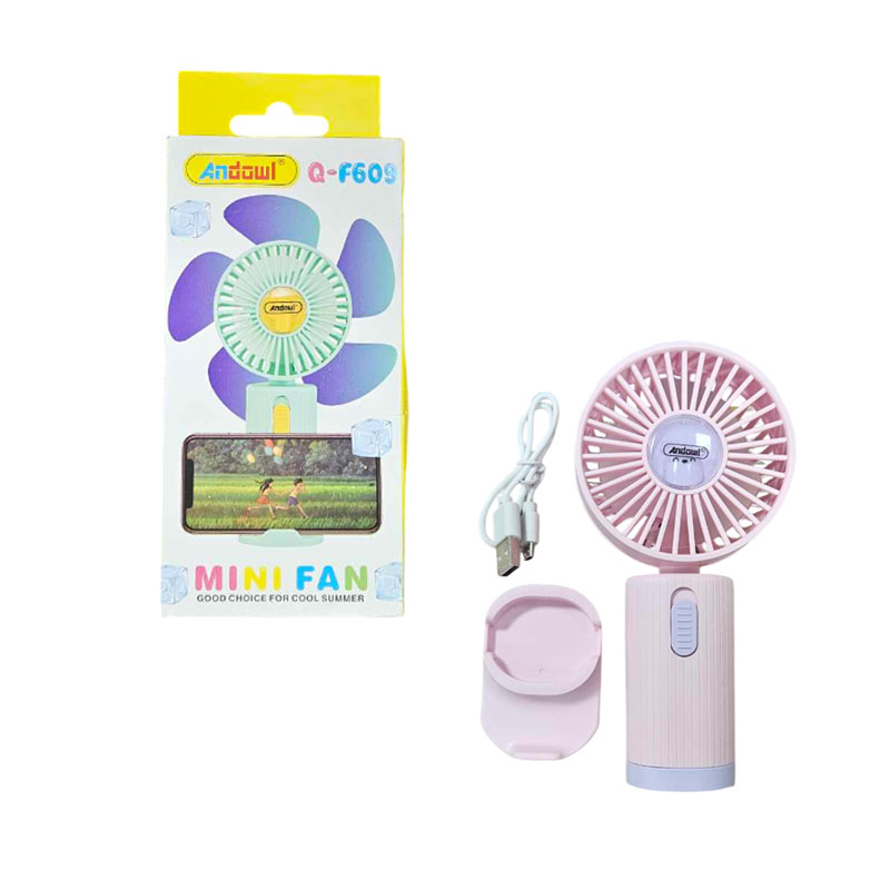 Andowl Μίνι Ανεμιστήρας με Βάση για Κινητό Q-F609 - Mini Fan - Image 1