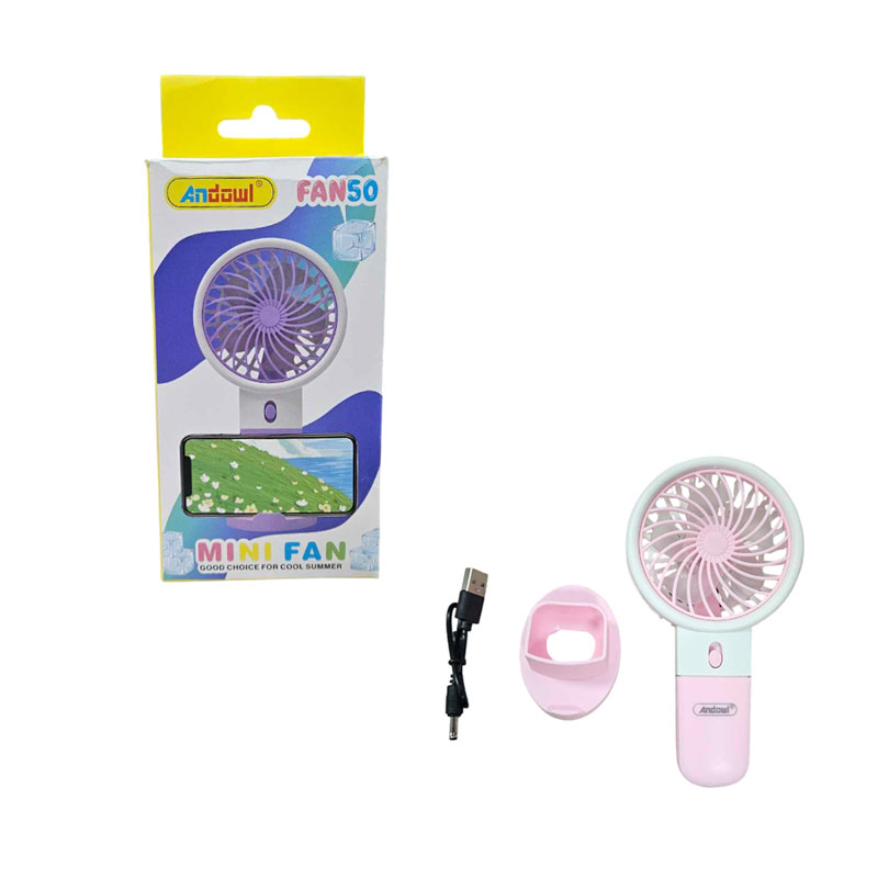 Andowl Μίνι Ανεμιστήρας με Βάση για Κινητό - Mini Fan - Image 1