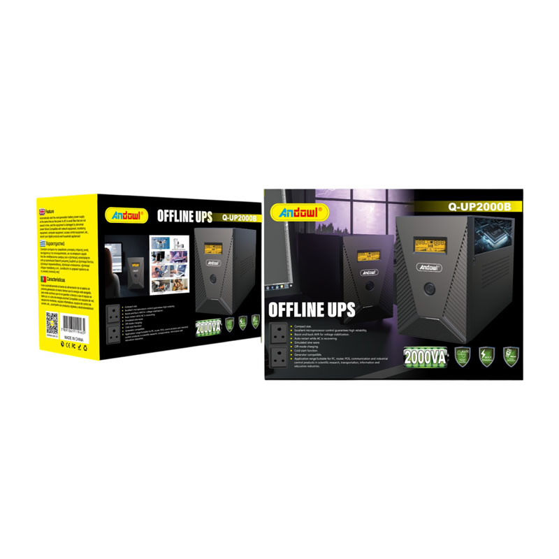 Andowl UPS Σταθεροποιητής Τάσης Q-UP2000B - Offline UPS - Image 1