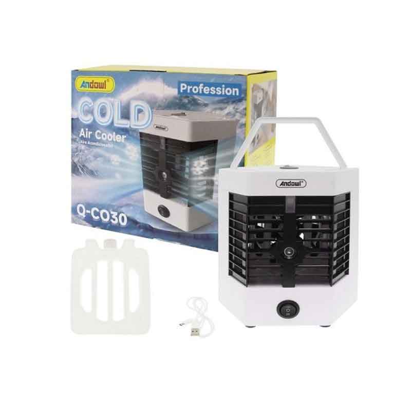 Andowl Φορητό mini air cooler υγραντήρας με 2 λειτουργίες Q-C030 - Air Cooler - Image 1