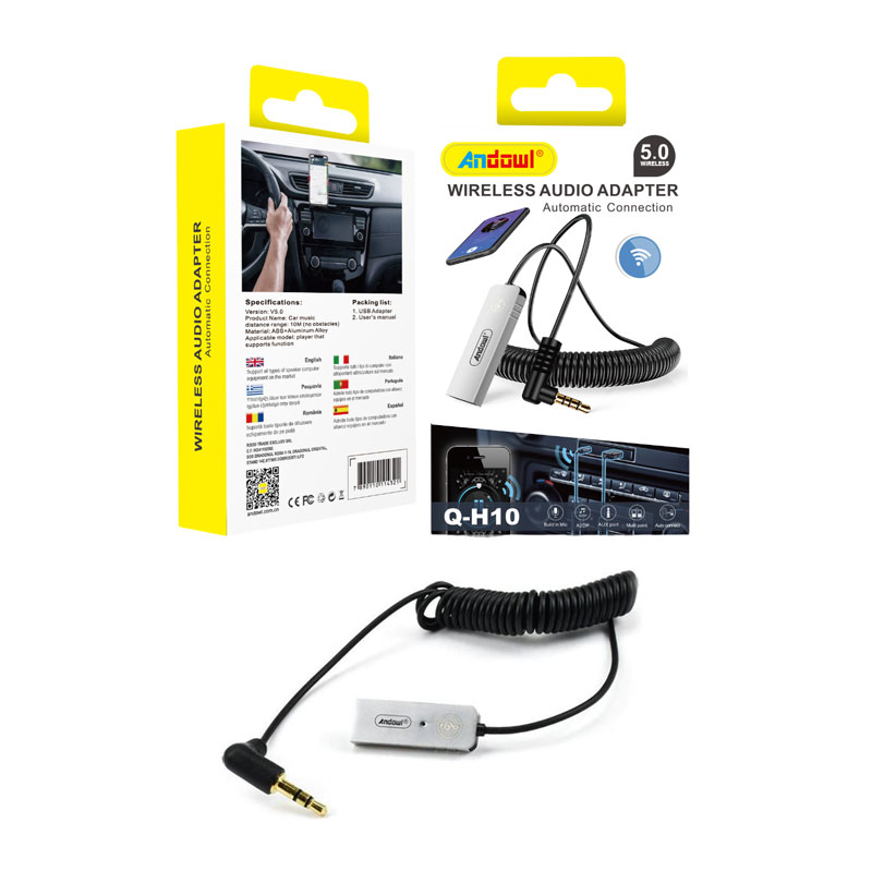 Andowl Bluetooth Car Kit Q-H10 για το Ταμπλό με USB Θύρα Φόρτισης - Image 1