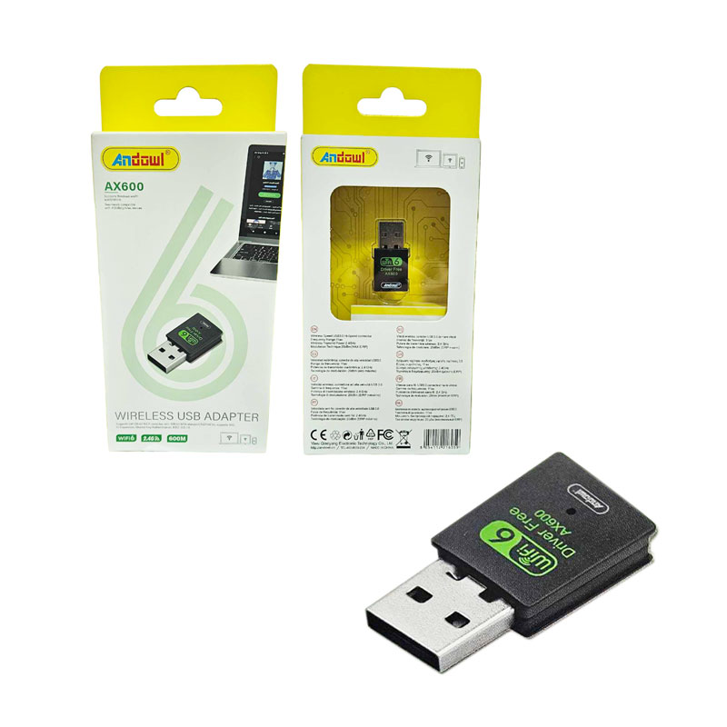 Andowl Ασύρματος προσαρμογέας USB AX600 - Wireless USB Adapter - Image 1