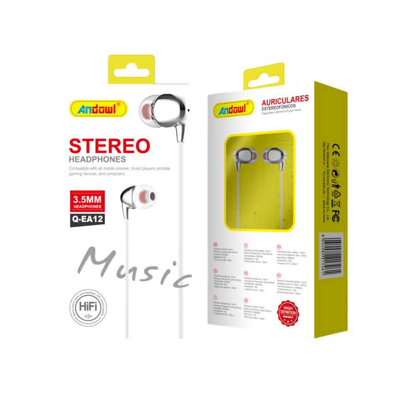 Andowl Ενσύρματα Ακουστικά με AUX 3.5mm Q-EA12 - Headphones - Image 1