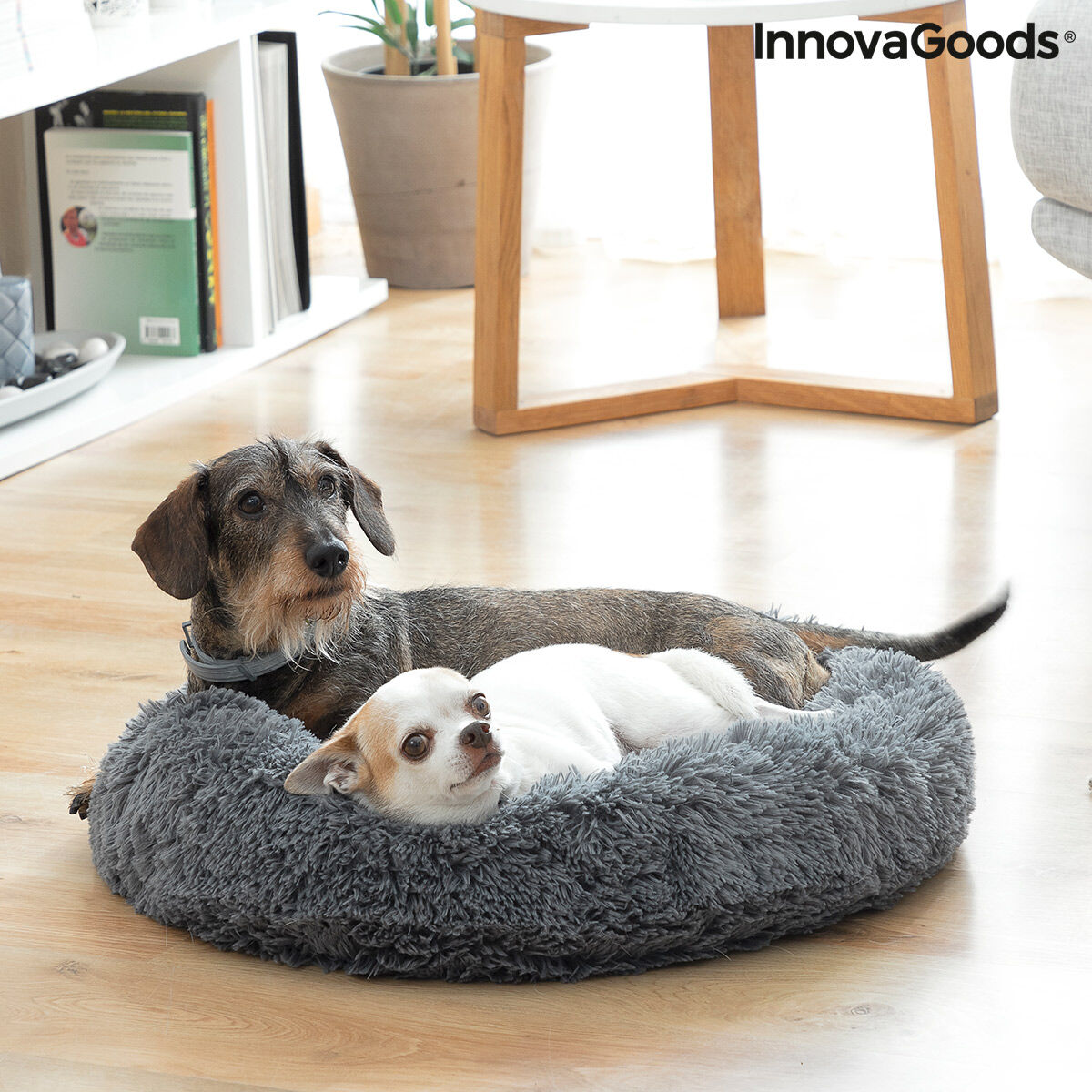 Κρεβάτι Κατά του Στρες Κατοικίδιων Ζώων Bepess InnovaGoods Ø 60 cm - Image 11