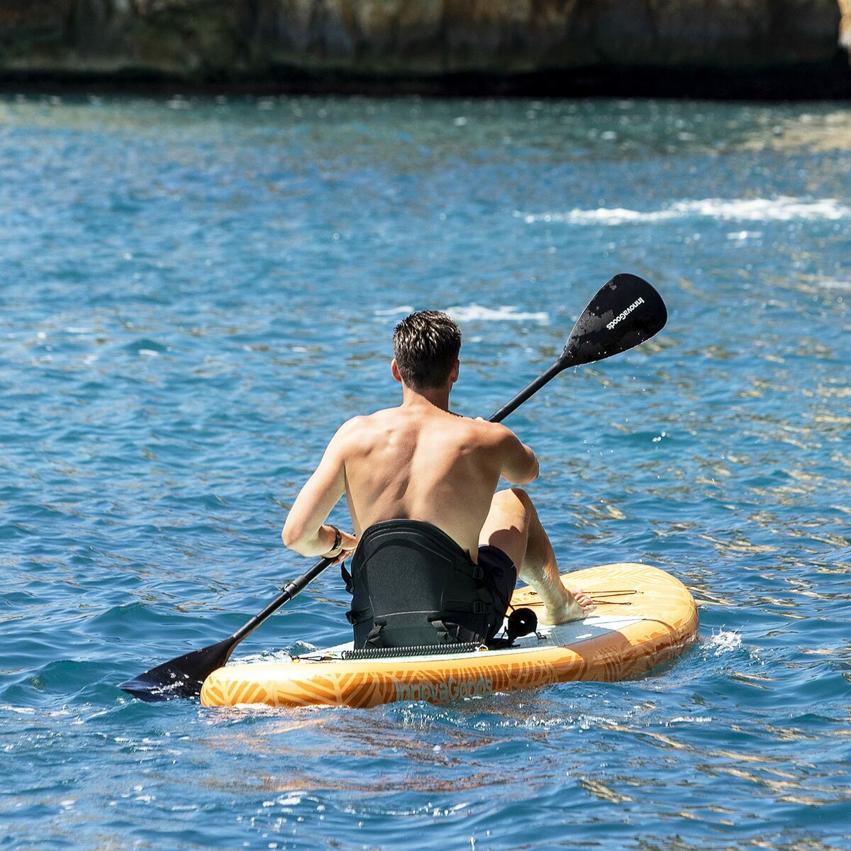 Φουσκωτή Κυματοσανίδα Paddle Surf 2 σε 1 με Κάθισμα και Αξεσουάρ InnovaGoods Πορτοκαλί 10'5" 320 cm (Ανακαινισμenα D) - Image 6