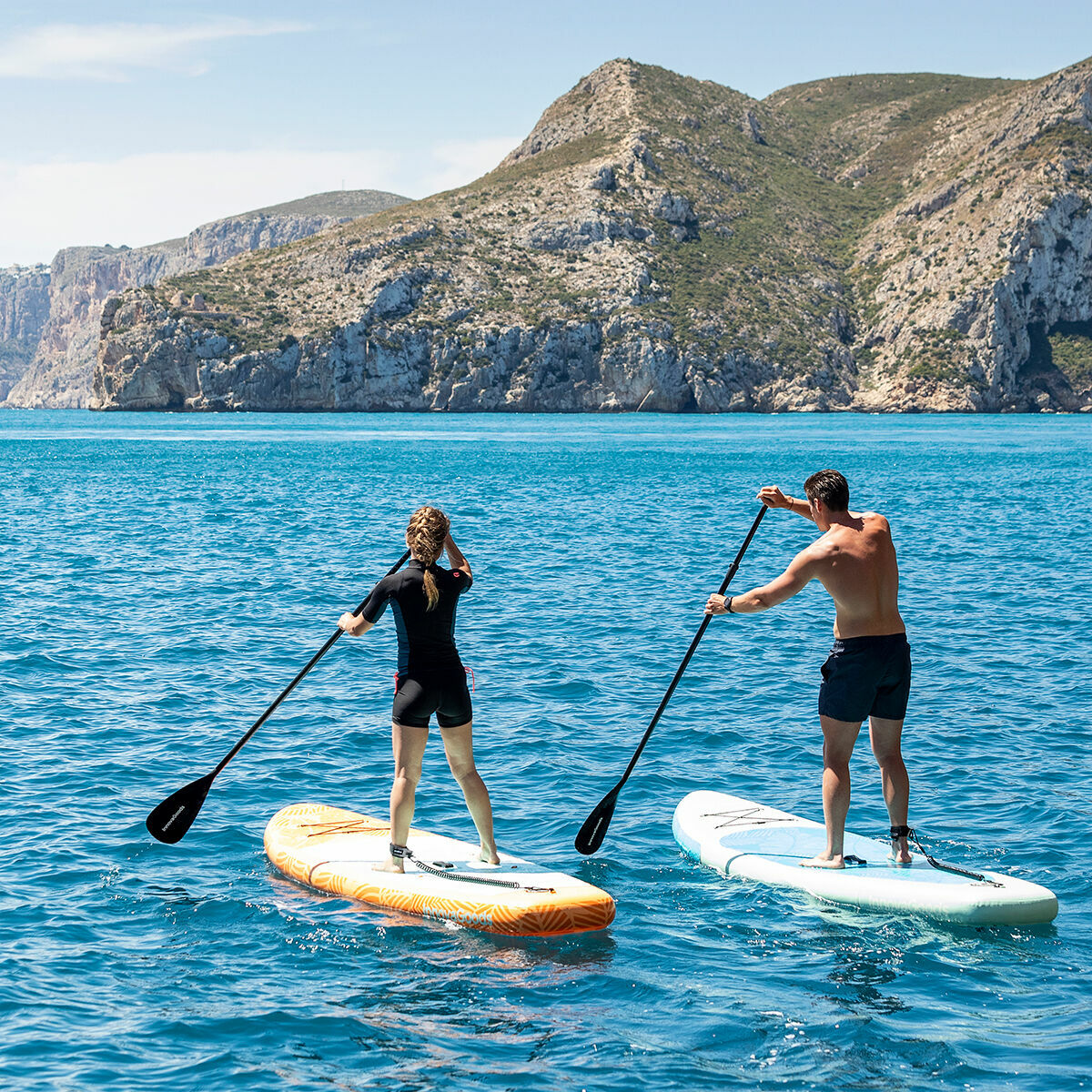 Φουσκωτή Κυματοσανίδα Paddle Surf 2 σε 1 με Κάθισμα και Αξεσουάρ InnovaGoods Πορτοκαλί 10'5" 320 cm (Ανακαινισμenα D) - Image 55