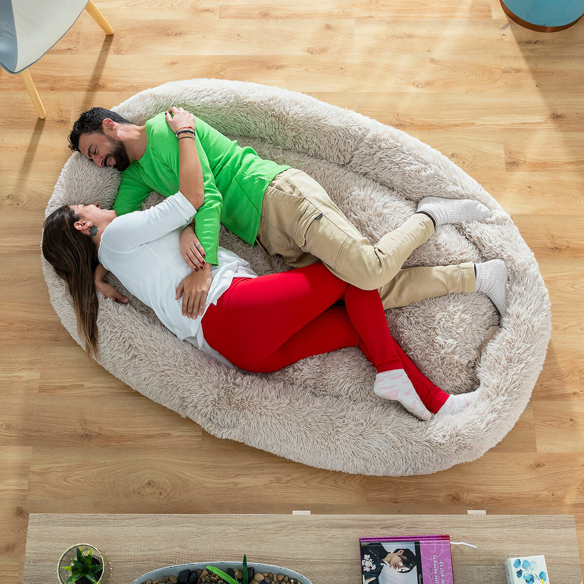 Κρεβάτι Σκύλου για Ανθρώπους | Human Dog Bed XXL InnovaGoods Beige - Image 15