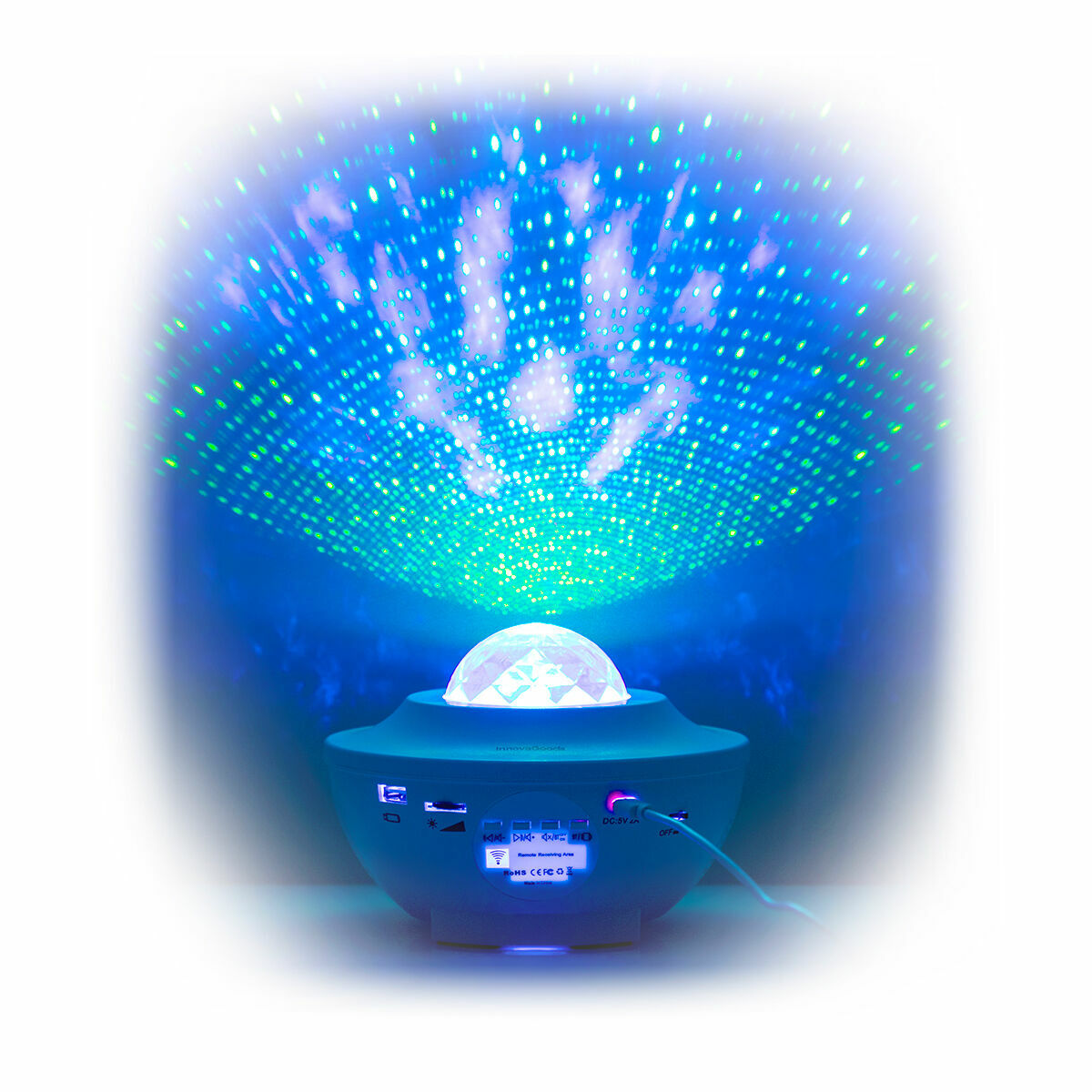 Προβολέας Αστεριών LED με Ηχείο Sedlay InnovaGoods - Image 4