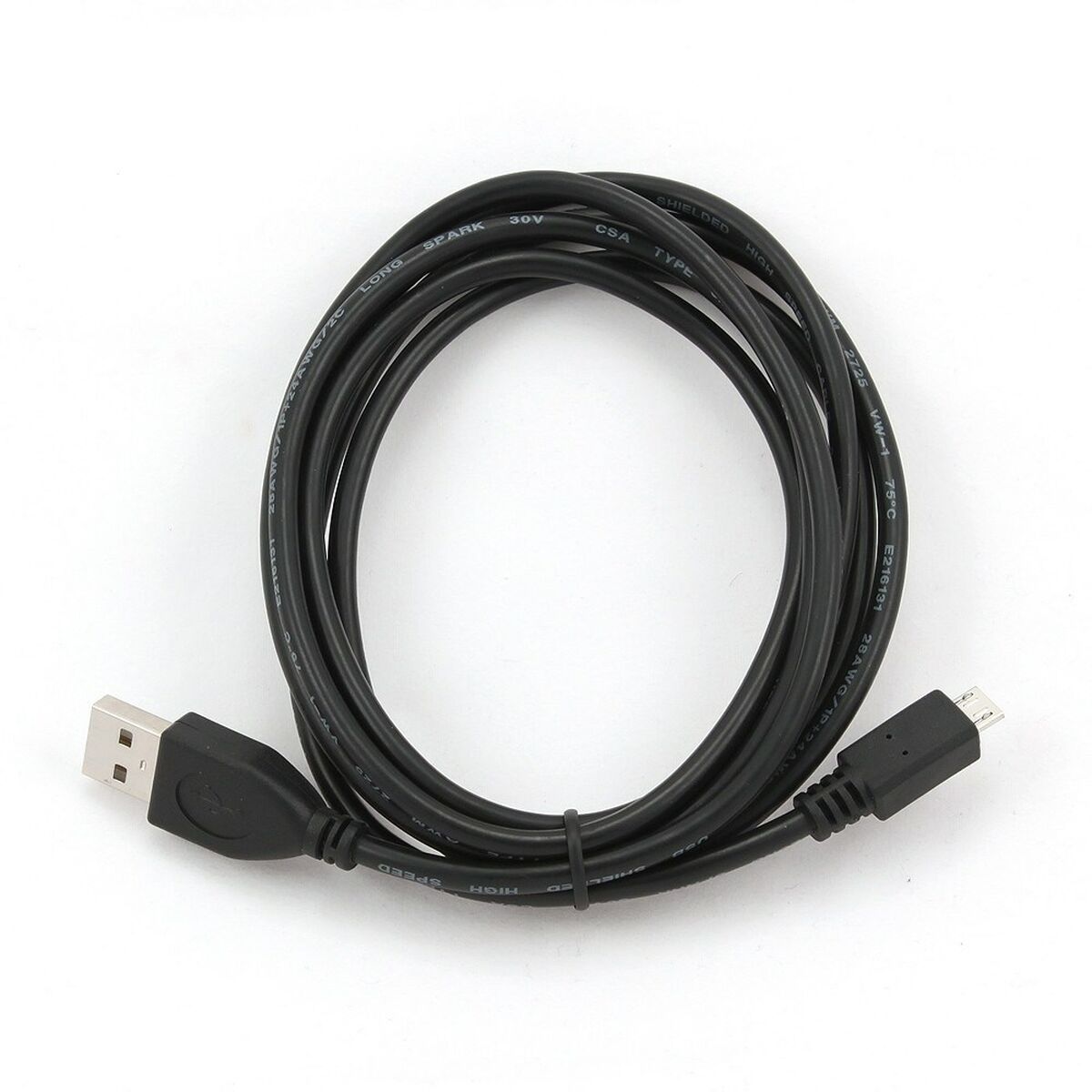 Καλώδιο USB σε micro USB GEMBIRD 1.8m USB 2.0 A/Micro-B M (3 m) Μαύρο 1,8 m (1 μονάδα) - Image 3