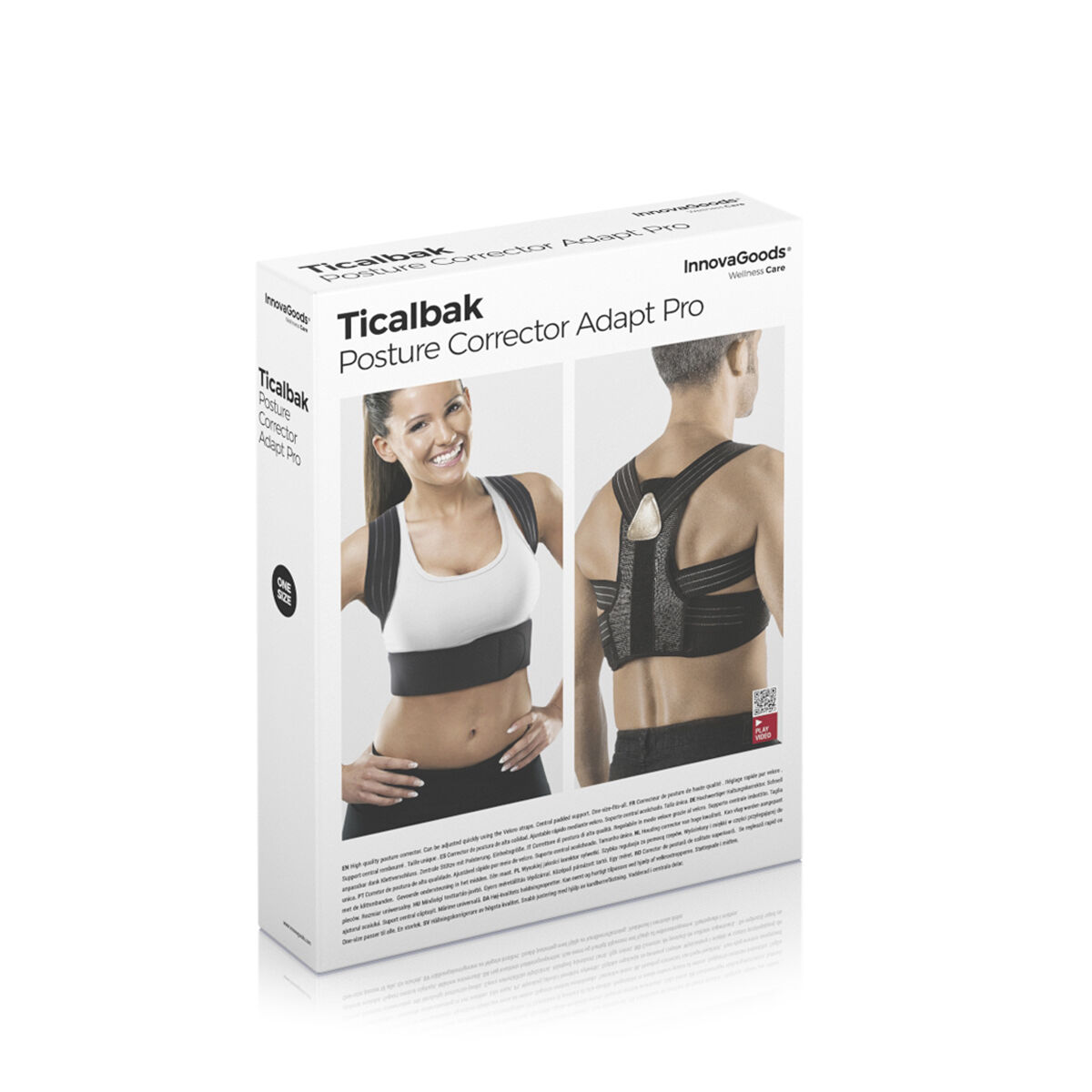 Προσαρμοζόμενος Διορθωτής Πλάτης Pro Ticalbak InnovaGoods - Image 2